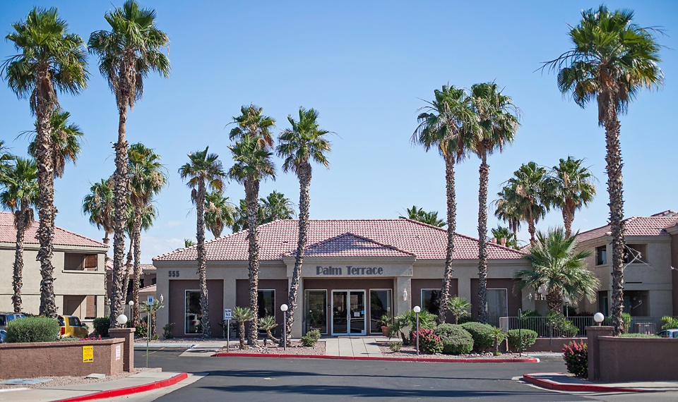 Entry - Palm Terrace Apartments