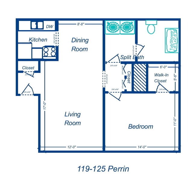 Interior Photo - Perrin Street Apartments