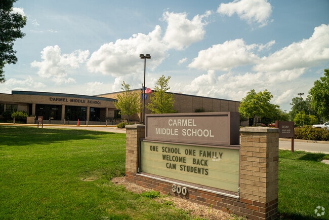 Carmel Middle School in Downtown Carmel emphasizes scholastic achievement.