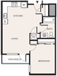 1 Bed 1 Bath  A8