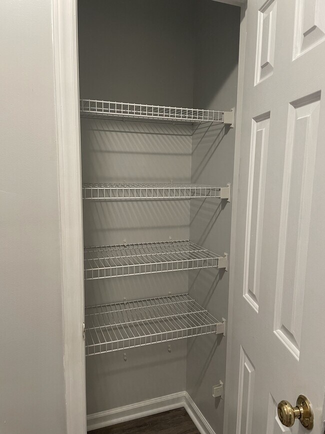 Closet in Laundry Room - 104 Ironwood Ln