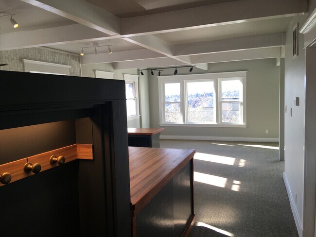 Lots of light. View with the quick-grab hangups. - 1929 10th Ave W