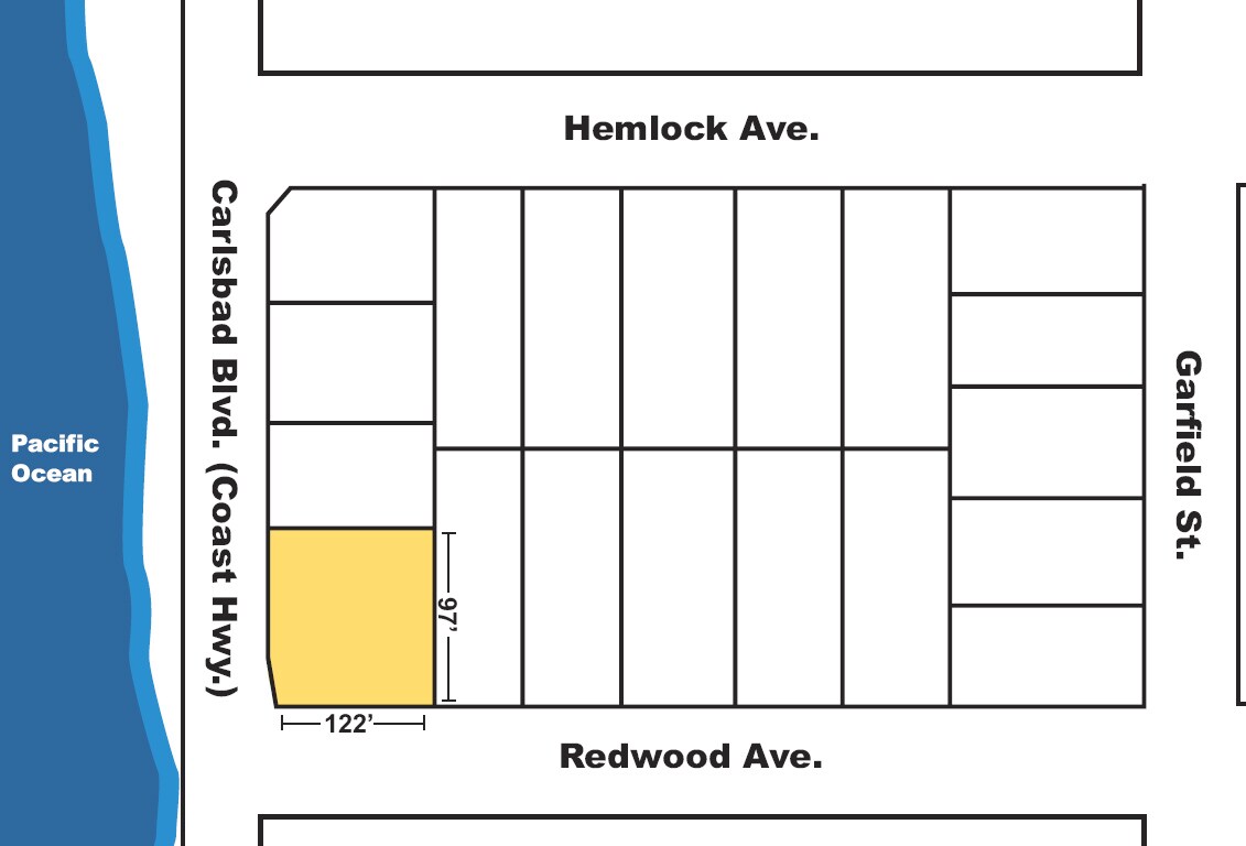 Site Plan - 3840 Carlsbad Blvd