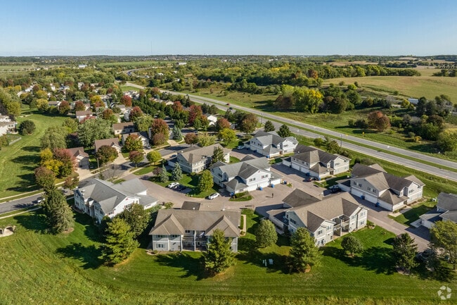 Aerial - Harper Court Townhomes