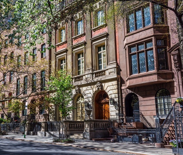 Brownstones on Spring Street