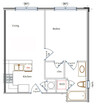 1 Bed/1 Bath c3