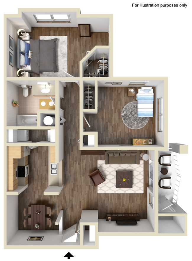 Plano de planta - Oak Park Village