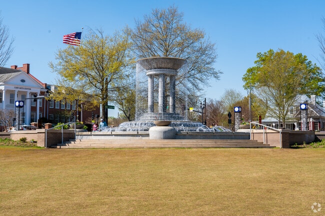 Downtown Cary Park is a popular destination for South Cary residents.