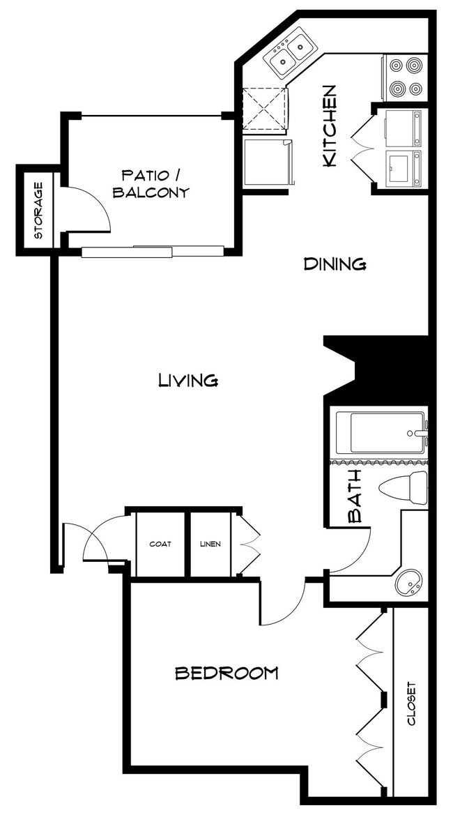 Interior Photo - The Azul Apartments