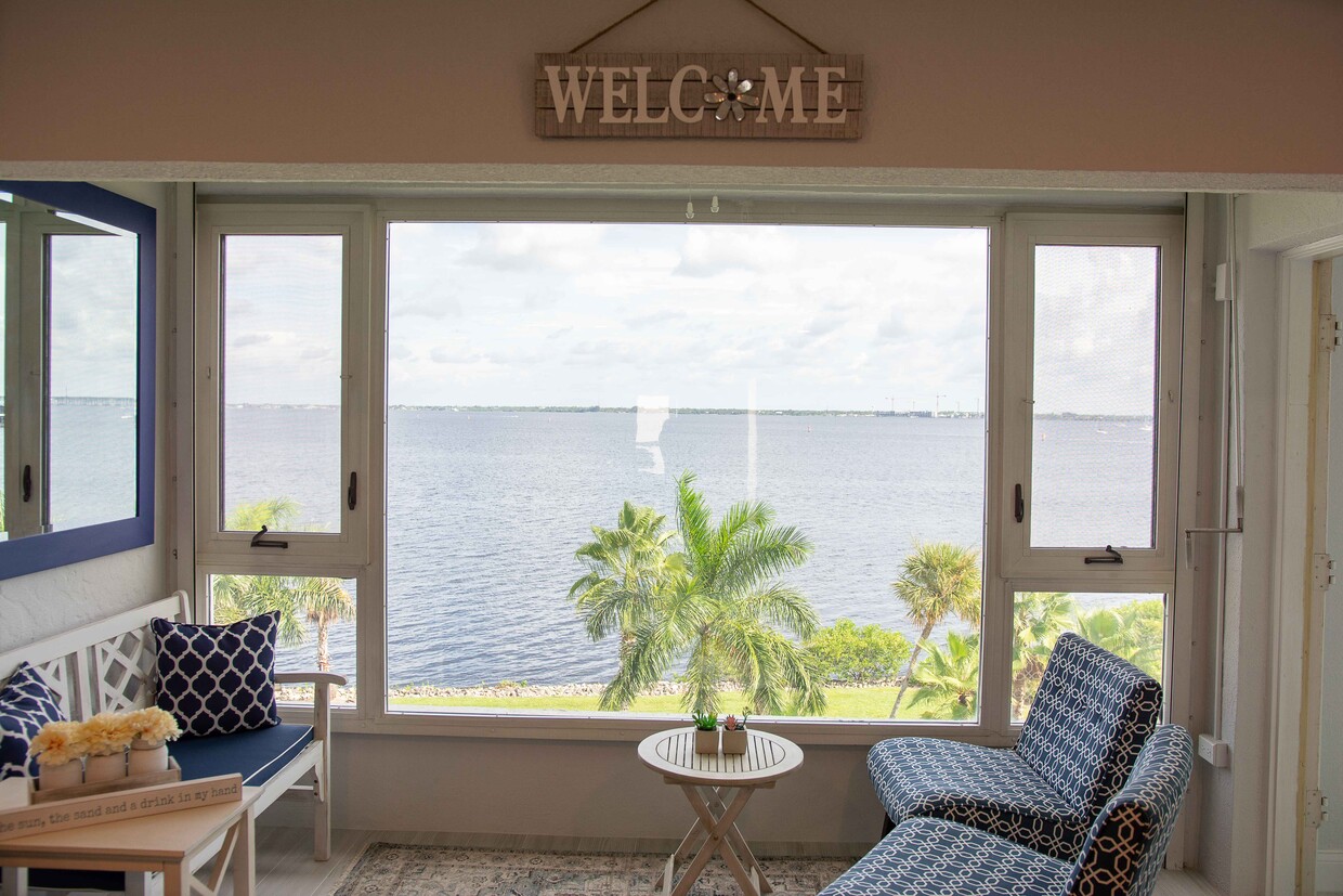 Amazing View Out of Large Picture Window - 1500 Park Beach Cir