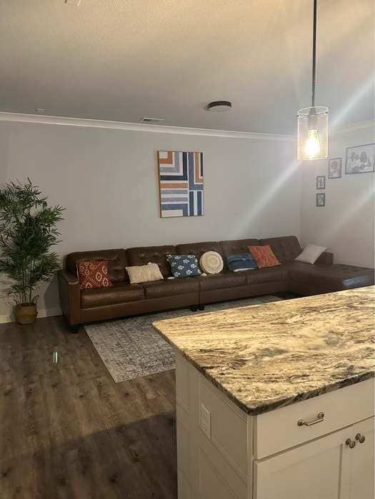 Living room. - 4700 Kilby Dr