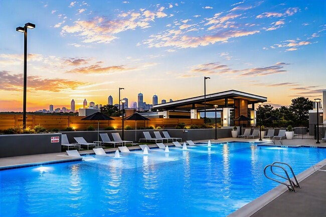 Roof Top Pool - Abberly Skye Apartment Homes