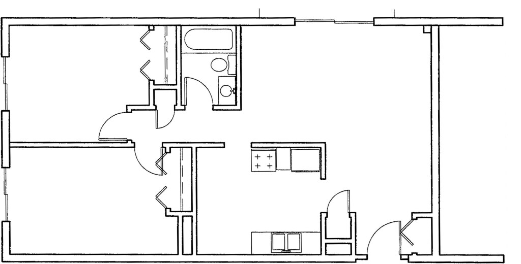 Lakeland Tower – 2 Bed/1Bath