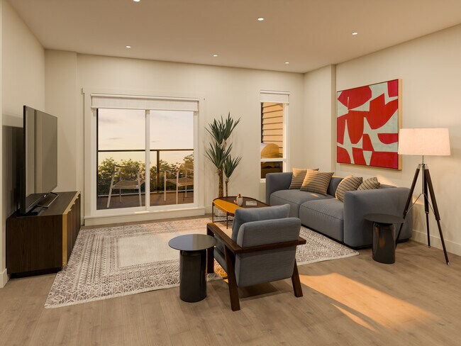 Photo du bâtiment - 2 Bedroom + Den Apartment