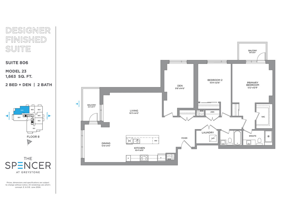 Primary Photo - Suite 806 - The Spencer At Greystone