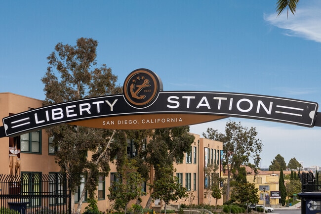 Liberty Station, once a naval training ground, is now open to the public in Midway District.