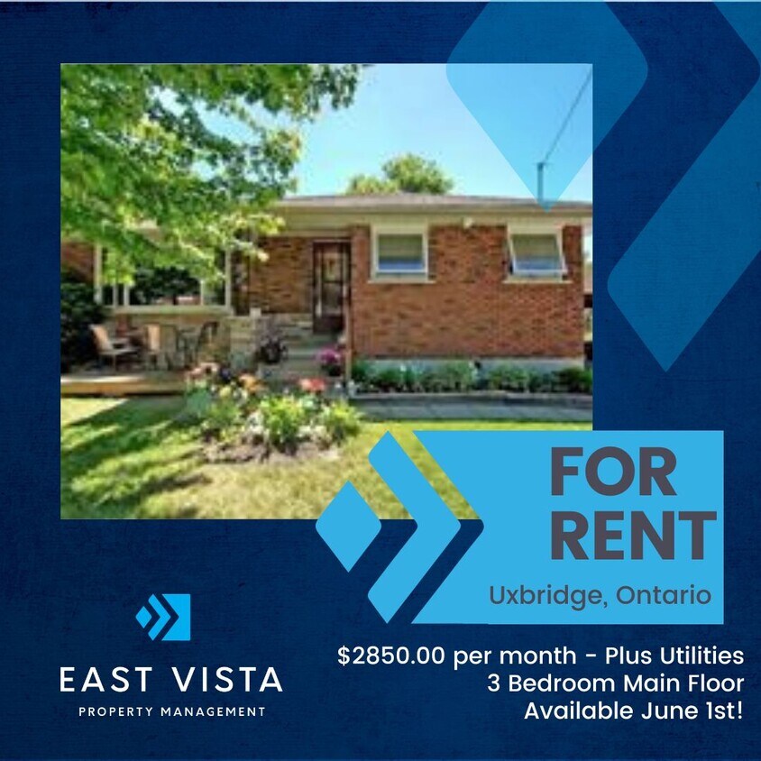 109 Victoria Dr Unit 1Main, Uxbridge, ON L9P 1H2 Apartment for Rent in Uxbridge, ON