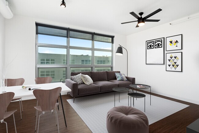 Newstead de 1 habitación: Sala de estar - Metropolitan Flats Apartments
