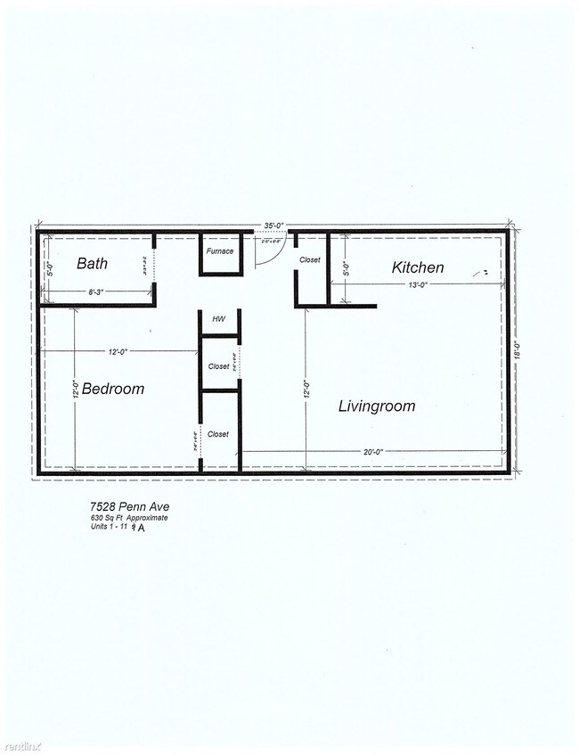 Building Photo - 1 br, 1 bath  - 7528 Penn Ave
