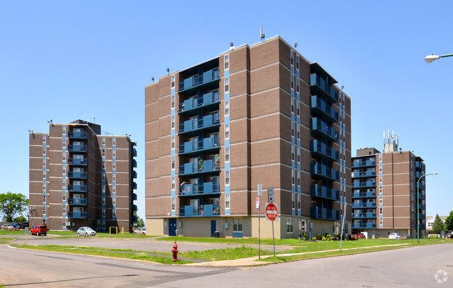 Front of Buildings - Mariner Towers