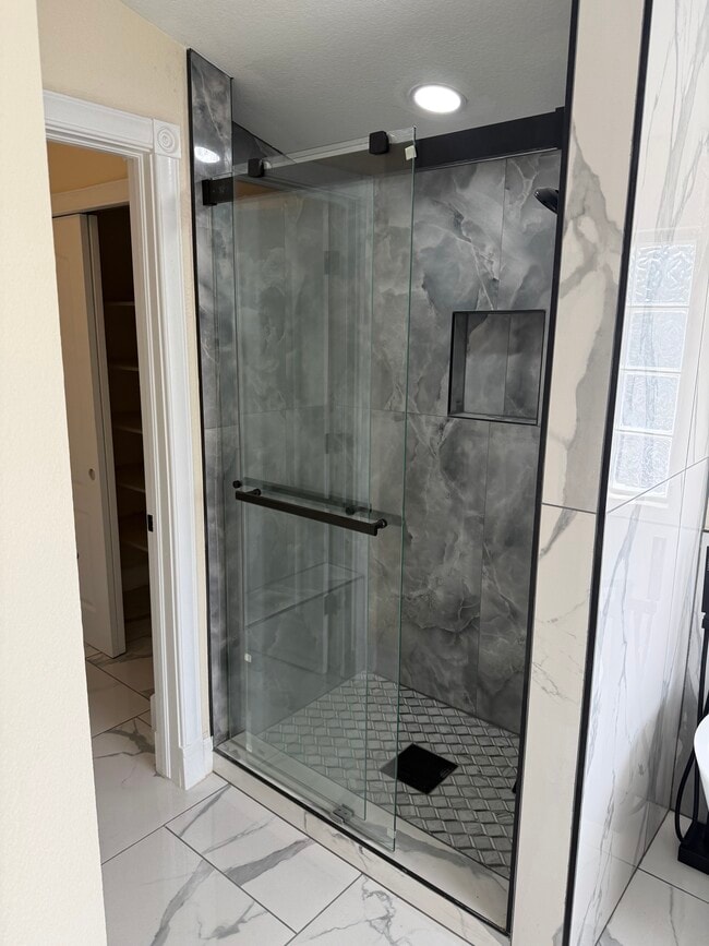 Tile shower - master - 2675 S University Blvd (Denver, CO) Townhome