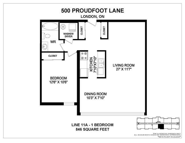 Floorplan - Empress Gates Apartments