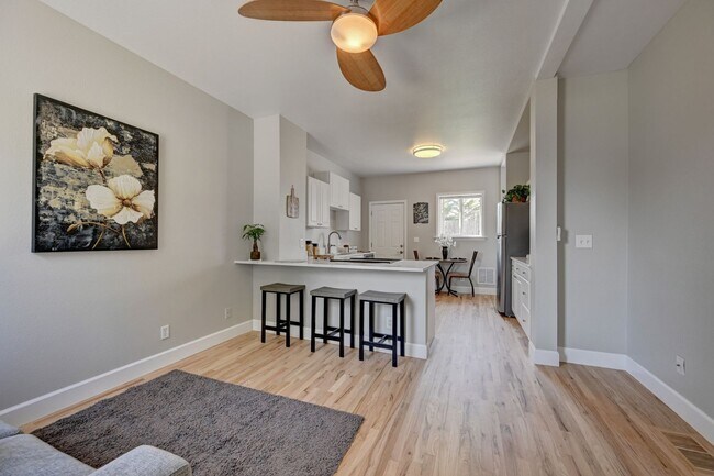 View of Living Room/Kitchen - 1222 W 37th Ave