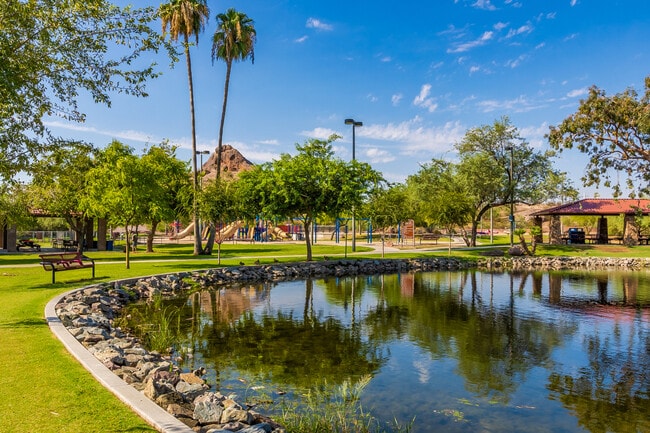 Park and lake right across the street.  Just steps outside the front door - 819 N College Ave