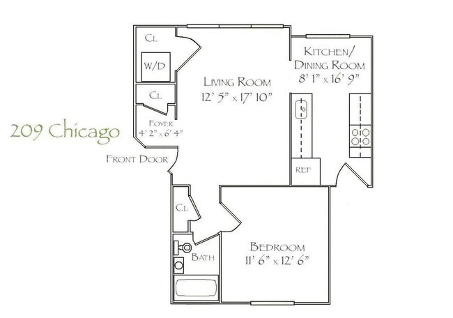 Foto del edificio - 209 Chicago Ave., Unit 2