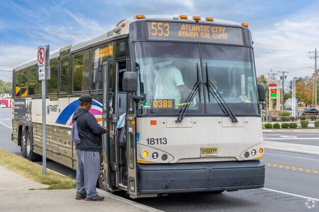 Millville locals can catch a bus to most places in the Millville area.
