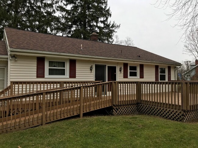 Beautiful back yard with Large Deck! - 5683 Palmyra Rd