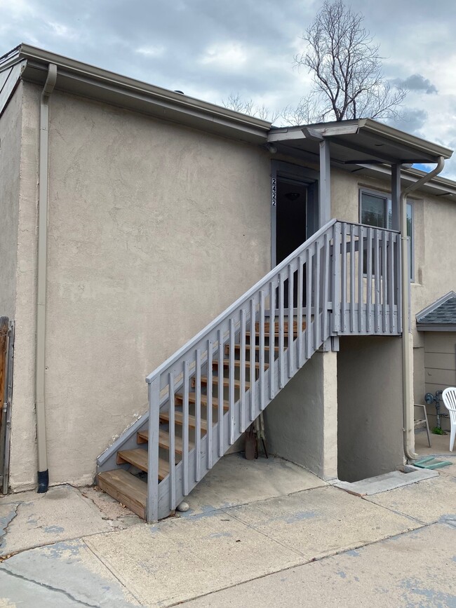 Entrance up the stairs - 2422 N Clay St