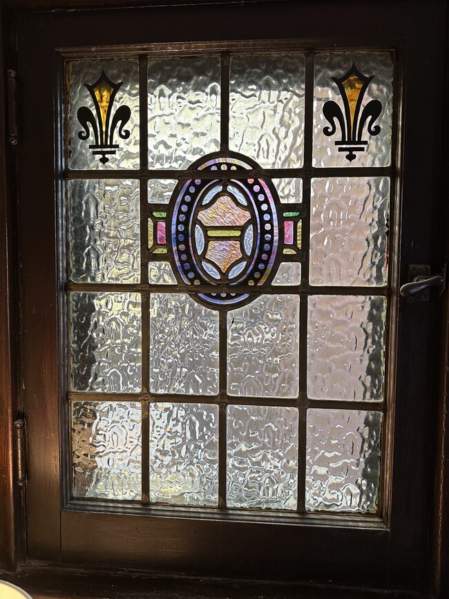Original stained glass - 2533 Valley View Ct