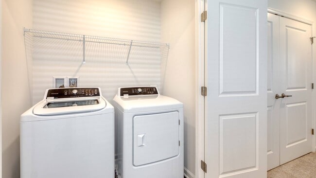 Full-size washer and dryer included - The Mark Townhomes