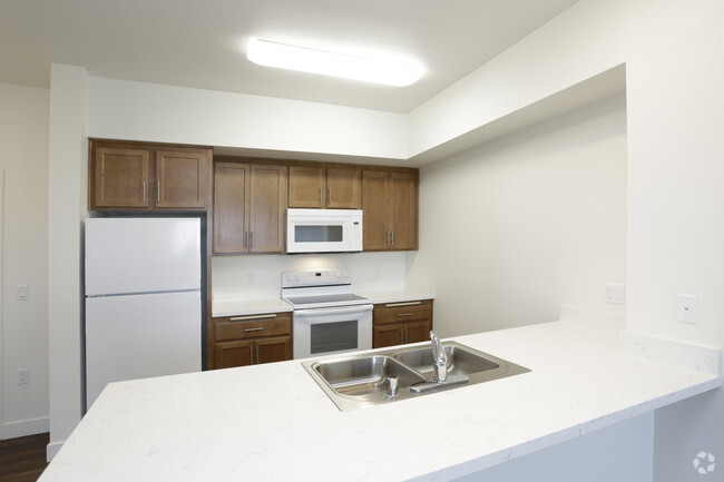 2 BR, 1 BA - 1044 SF - Portola Senior Apartments