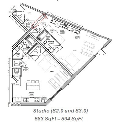 Studio - S2 and S3 - 301 Smith Ave