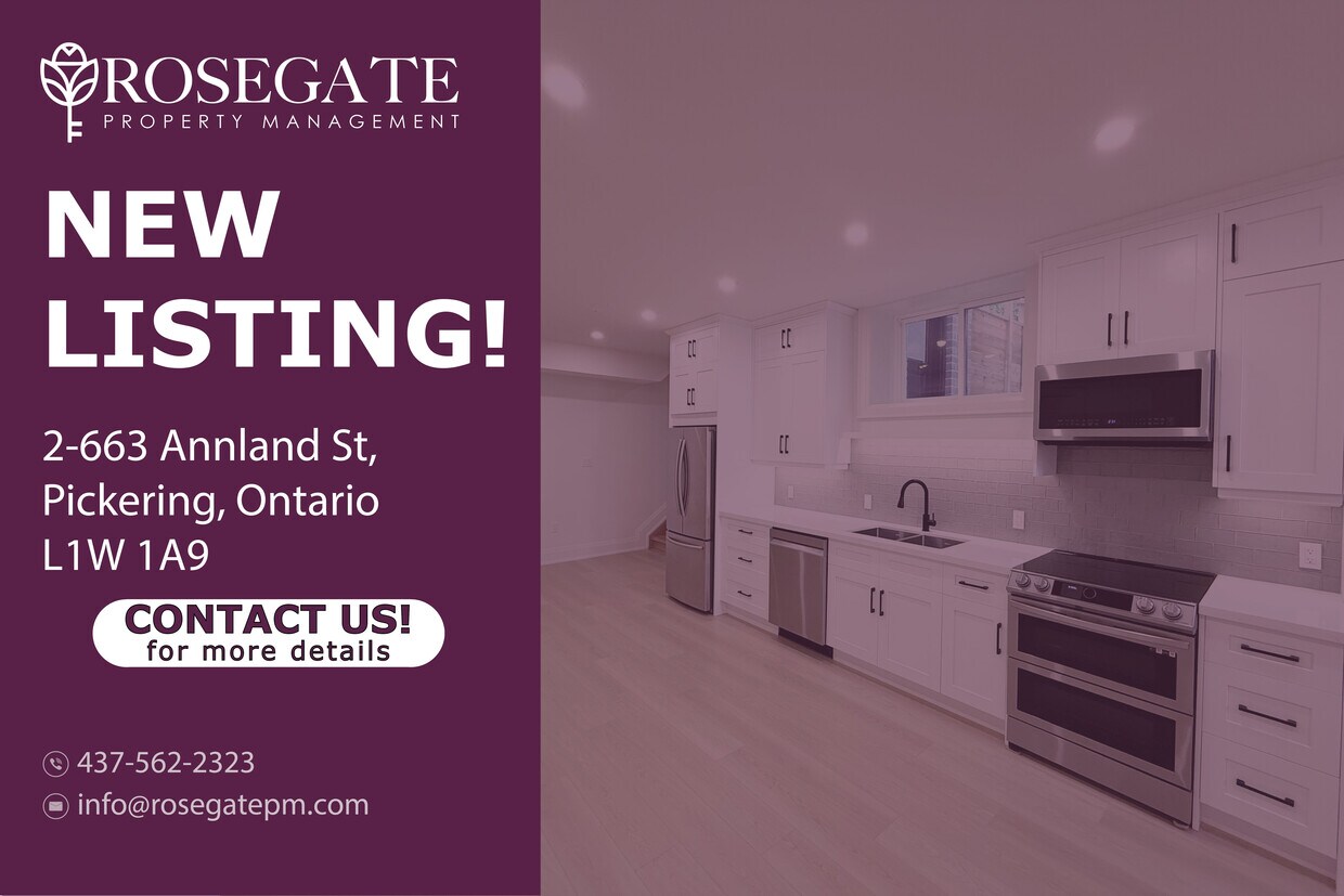 Photo principale - Bright 1-Bedroom Basement Unit in Pickerin...