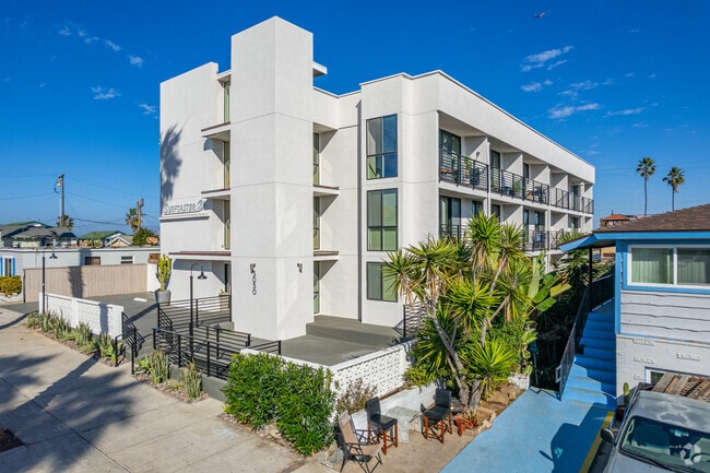 View from Street - Surfcaster Apartments