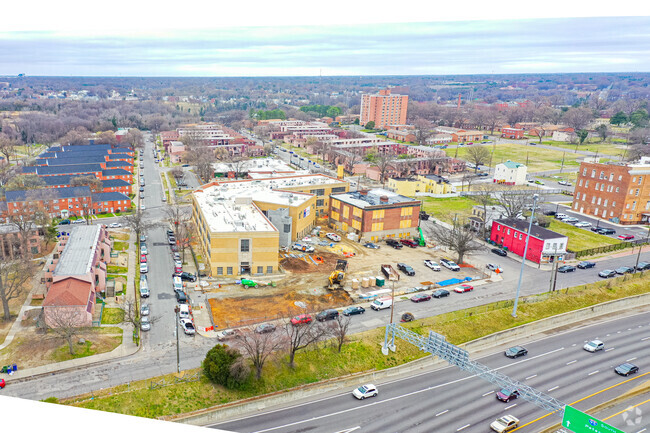 Aerial Photo - Baker Senior Apartments