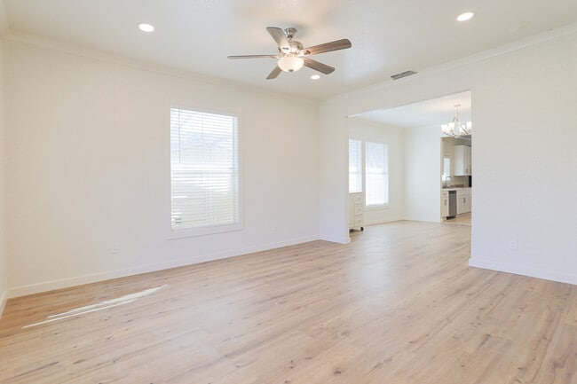 Living room toward dining room - 5528 Junius St