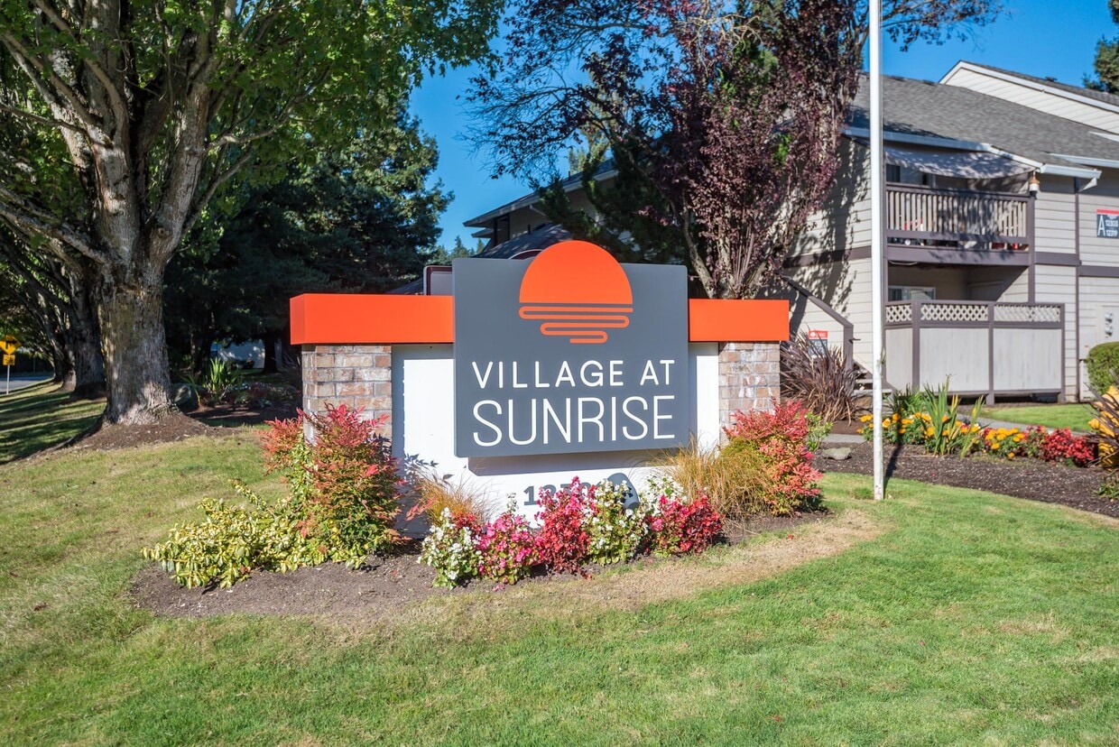 Village at Sunrise | Clackamas, OR Monument Sign - Village at Sunrise