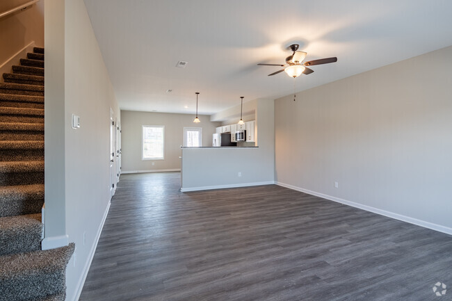 3BR, 2.5BA - 1,480SF - Living Room - Greystone Townhomes