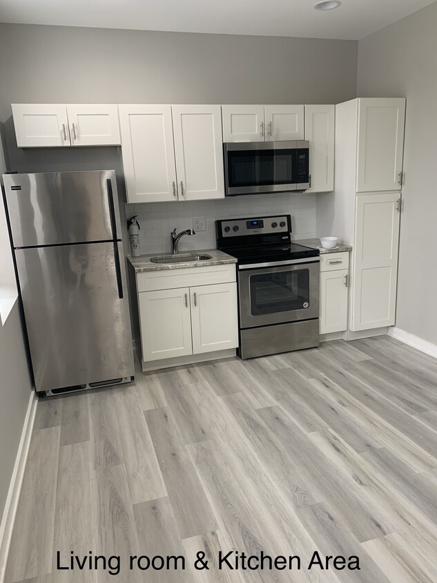 Kitchen and Living Room Area - 1352 N 57th St