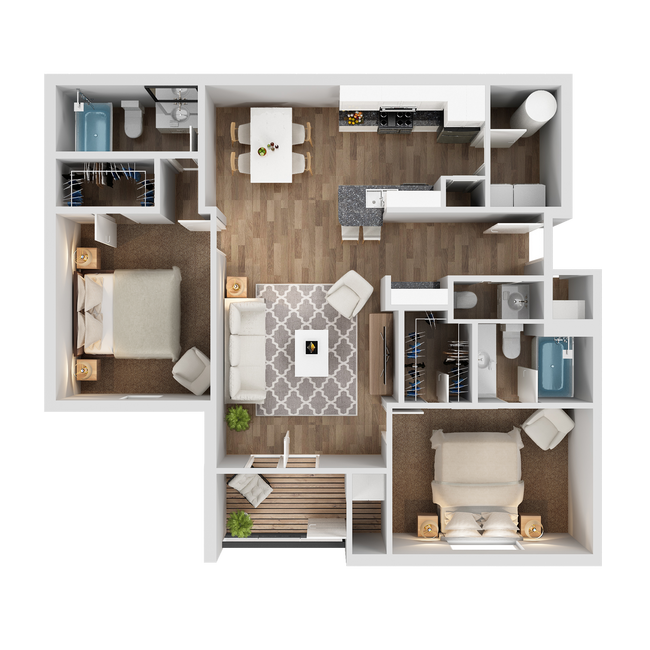Interior Photo - Crystal Lakes and Kingsley Apartments & Townhomes