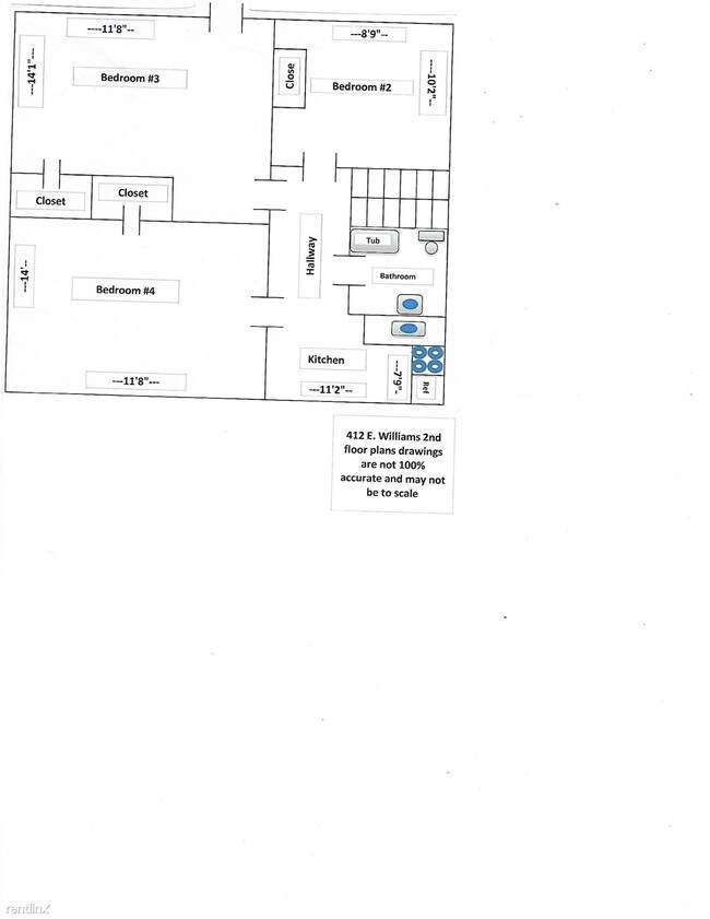 Foto del edificio - 4 br, 1 bath House - 412 E William St