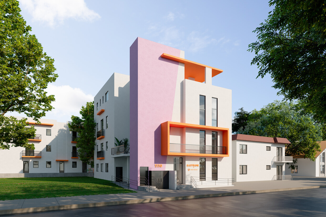 Representación de los apartamentos de azafrán - Saffron Apartments