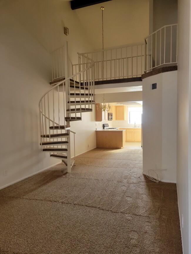 Dining Area, Spiral Staircase & Kitchen (as viewed from entrance) - 18121 Erik Ct