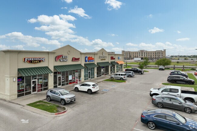 Find a plethora of retail shops and eateries downtown in the Portland, TX neighborhood.