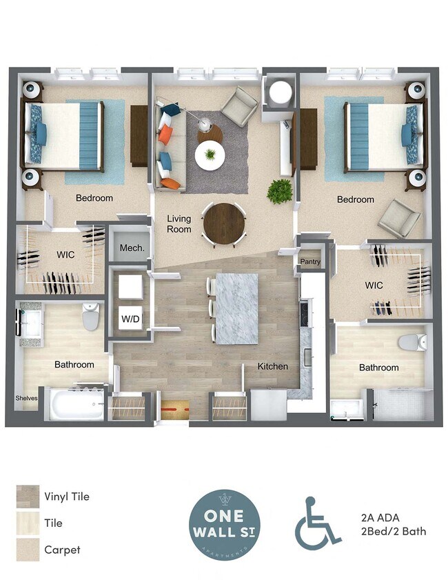 Interior Photo - One Wall St