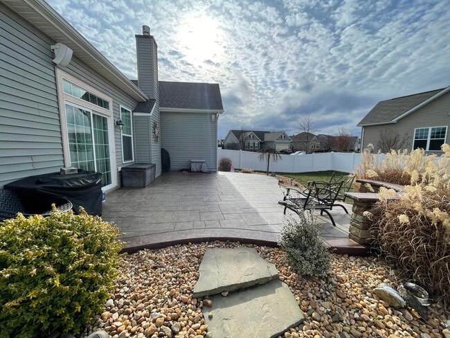 Concrete patio - 172 Shrewsbury Dr